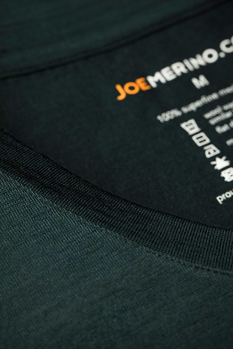 Joe Shirt Round Neck Dark Green - Base Image