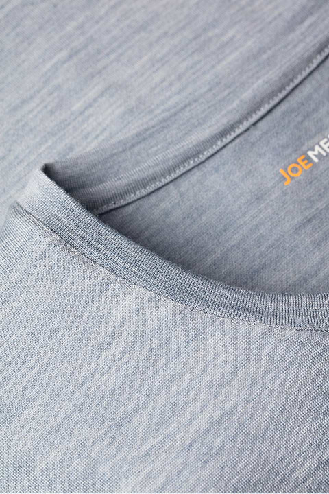 Joe Shirt Round Neck Hazy Blue - Base Image