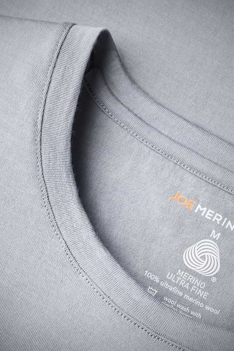Joe Shirt Round Neck Early Sky - Base Image
