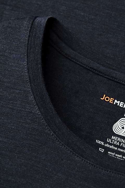 Joe Shirt Round Neck Blue Whale - Base Image