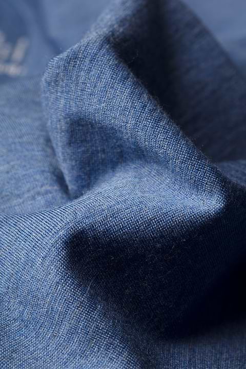 Joe Shirt V-neck Yacht Blue - Base Image