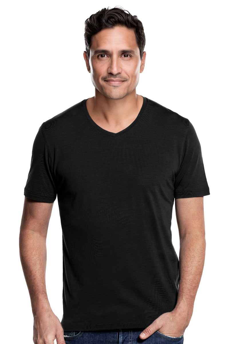 Joe Shirt V-neck Deep Black