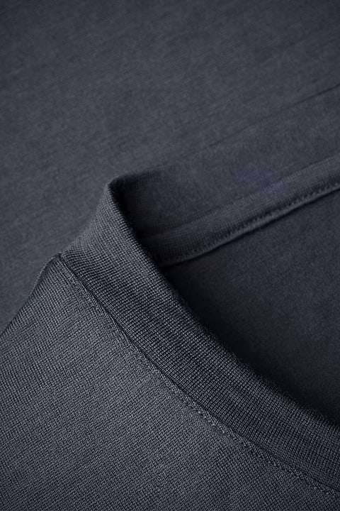 Joe Shirt V-neck Dark Steel - Base Image