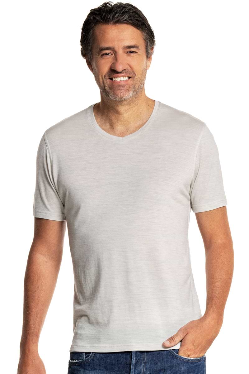 Shirt V-Neck Clean Cement