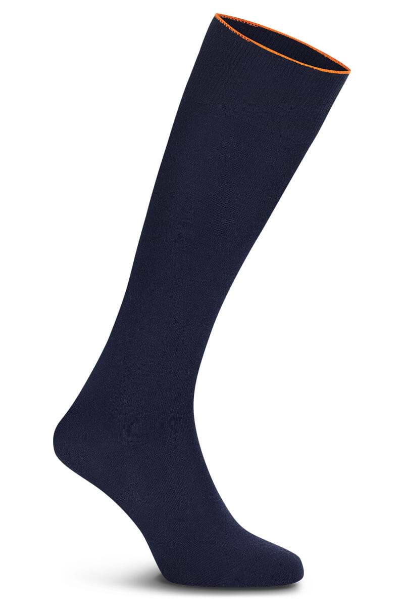 Sock Fine Extra Long Dark Navy 2 Pack