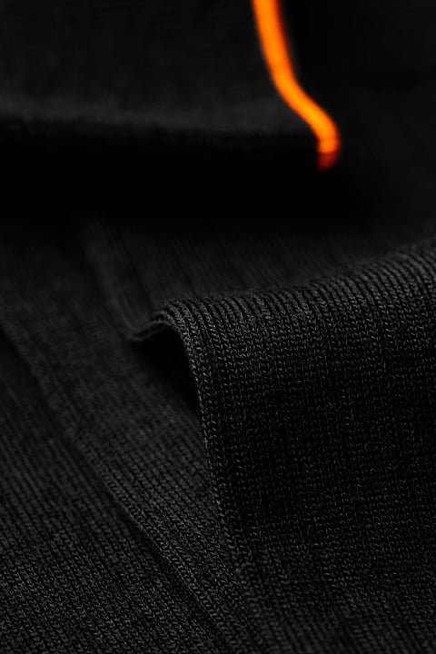 Joe Sock Rib Deep Black 3-Pack - Base Image
