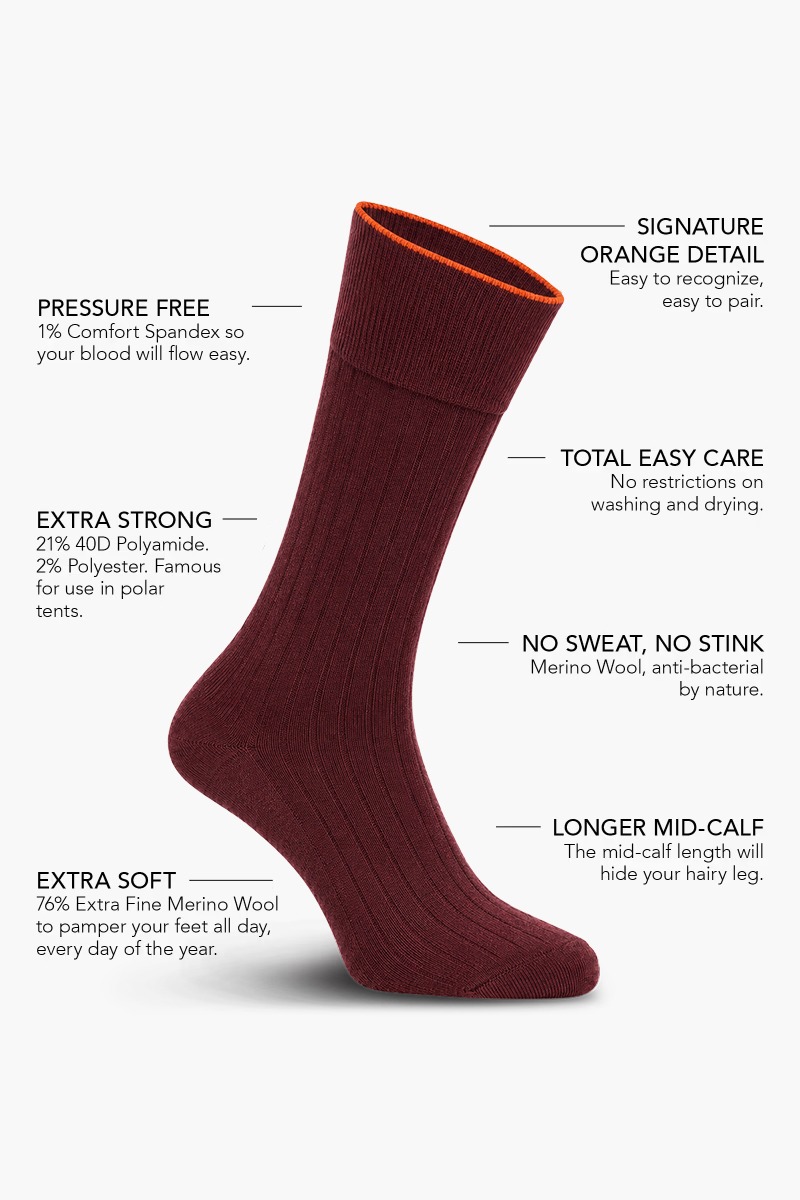 Joe Sock Rib Barolo 3-Pack