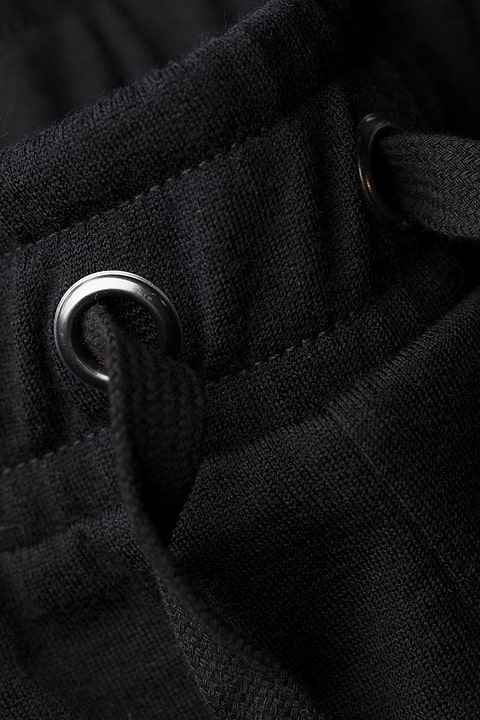 Joe Sweatshorts Deep Black - Base Image