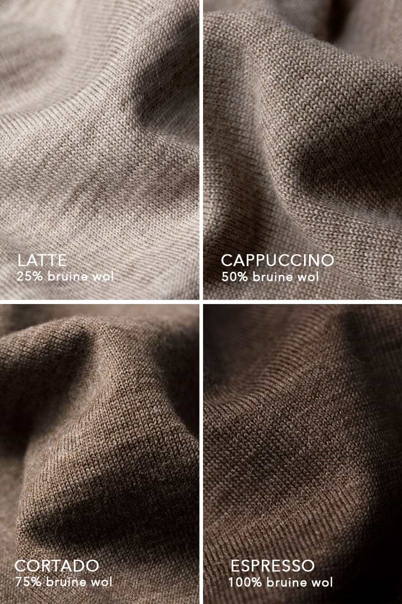 Joe V-neck Extra Long Undyed Cappuccino