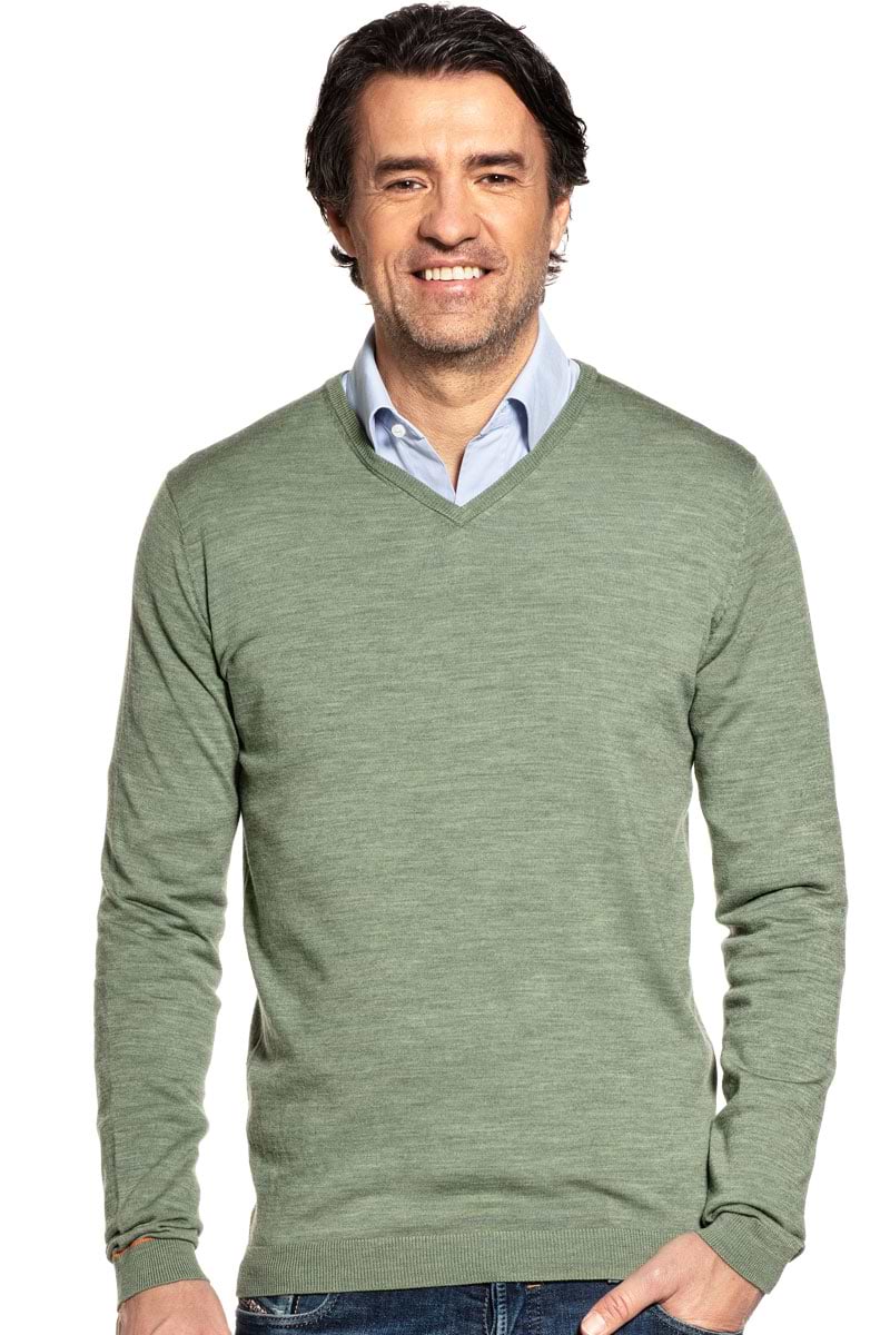 Joe V-neck Agave Green