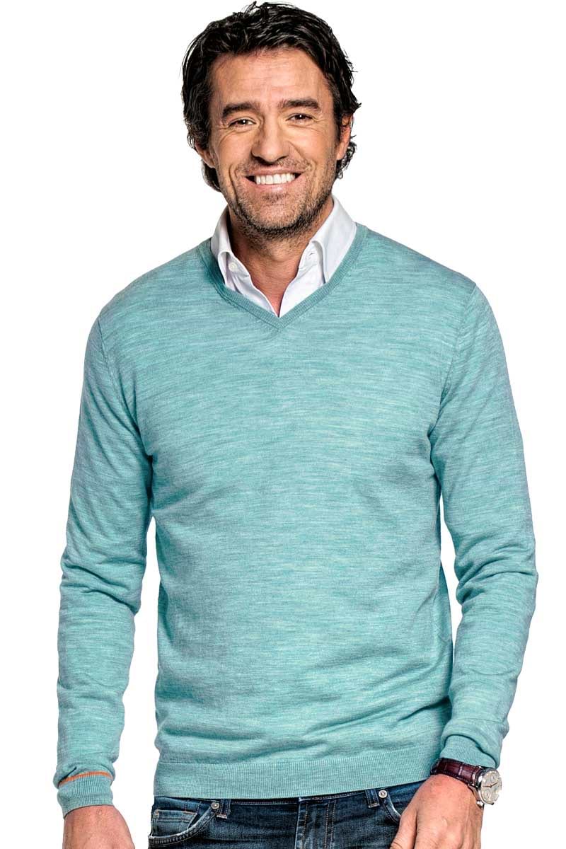 Joe V-Neck Blue Capri