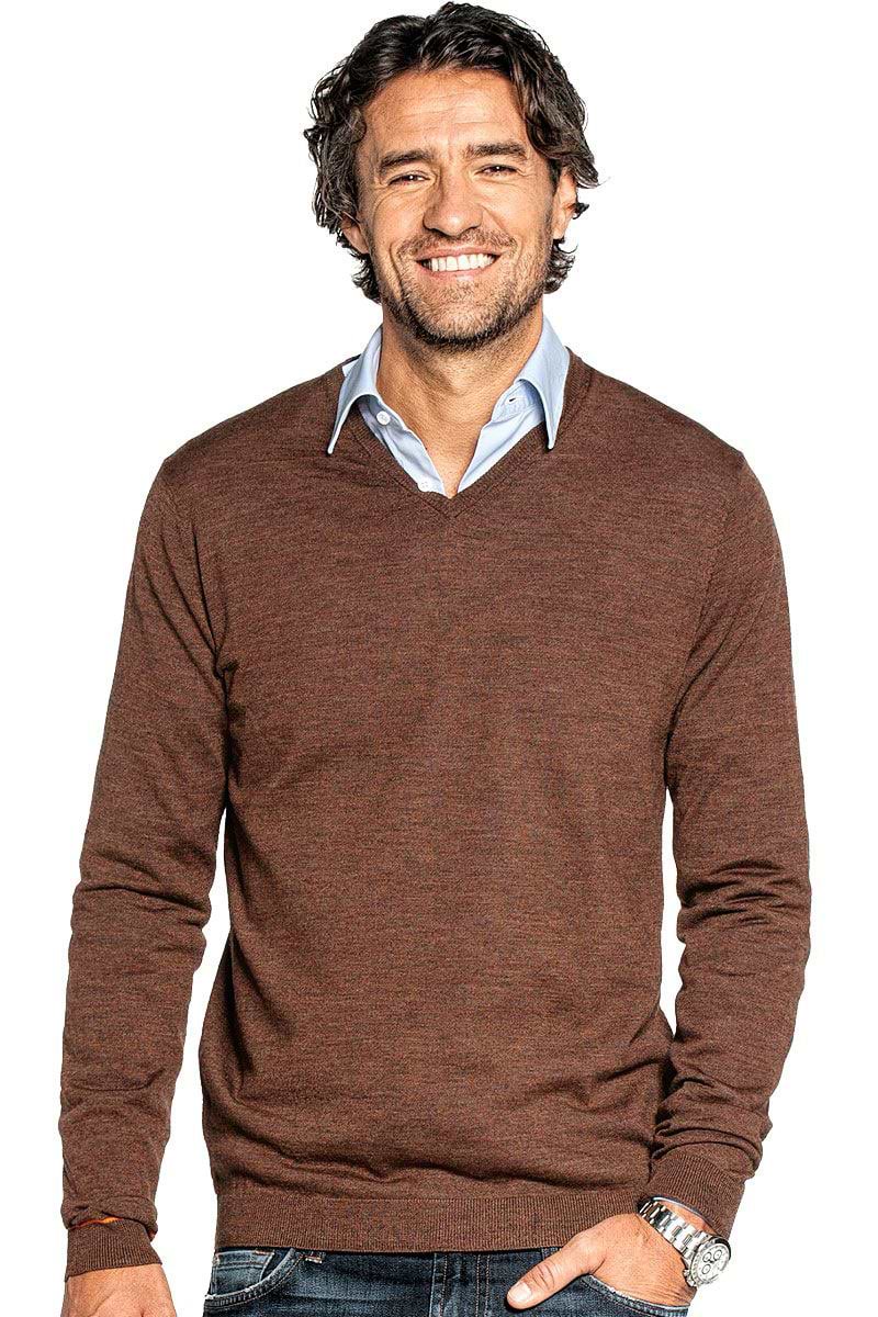 Joe V-neck Clear Tabac