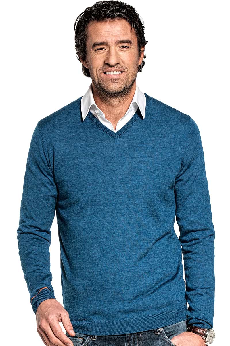Joe V-Neck Federal Blue