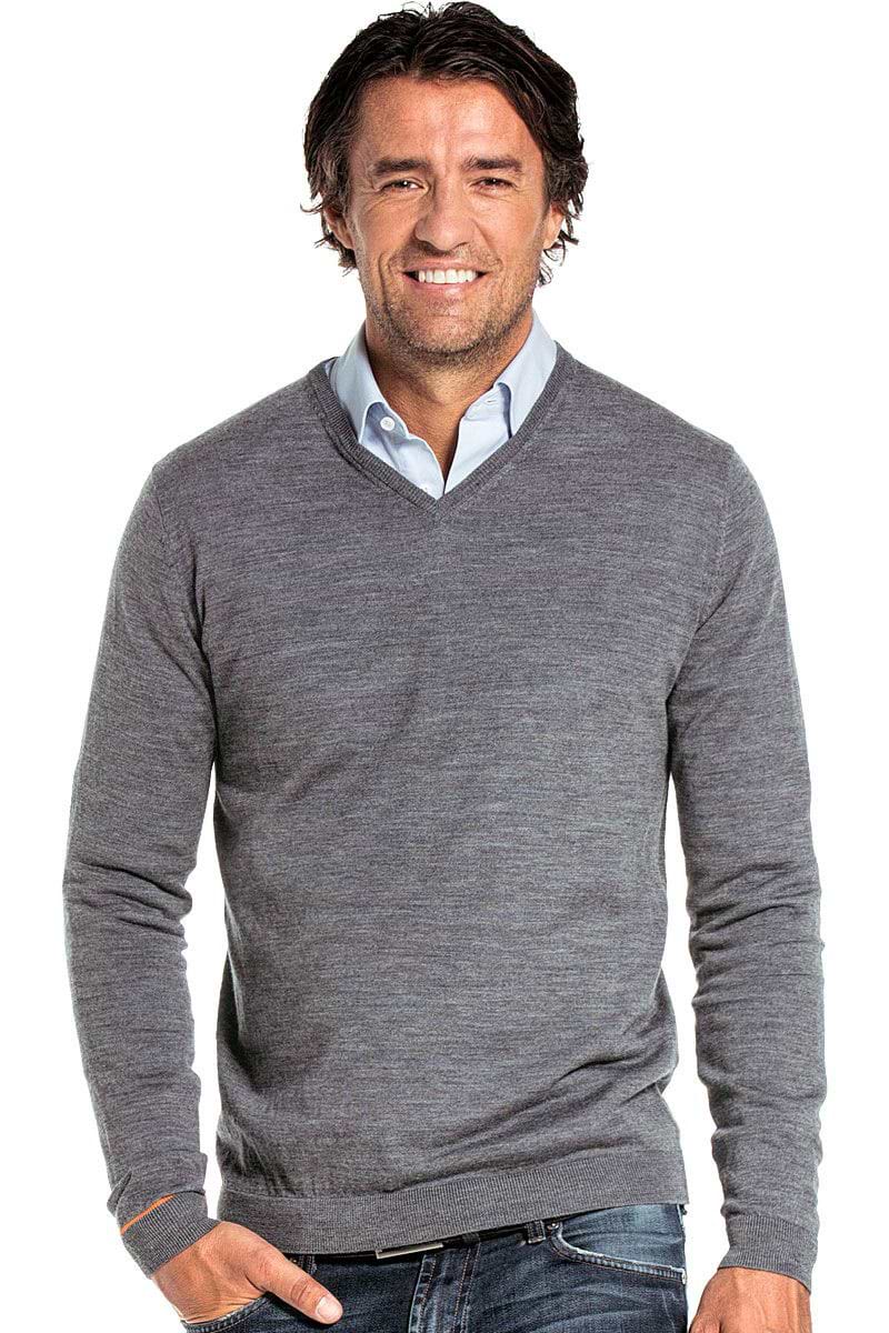 Joe V-neck Harvard Grey