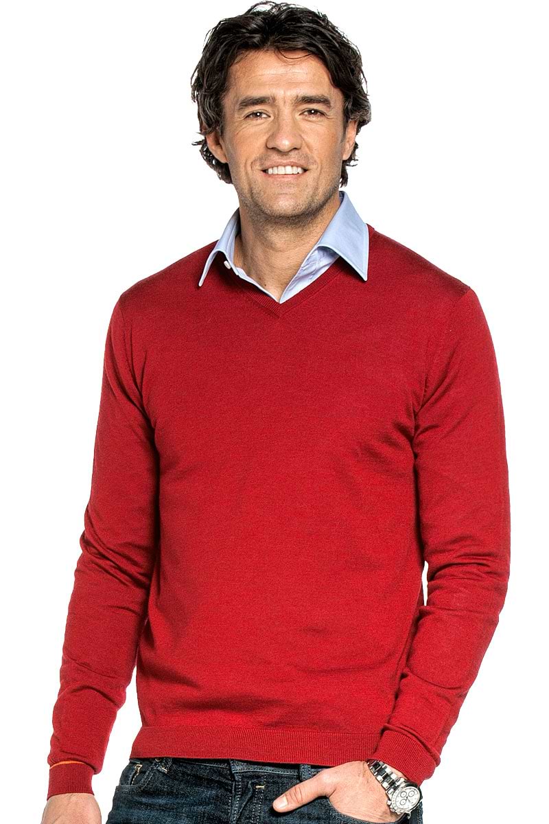 Joe V-neck Pepper Red