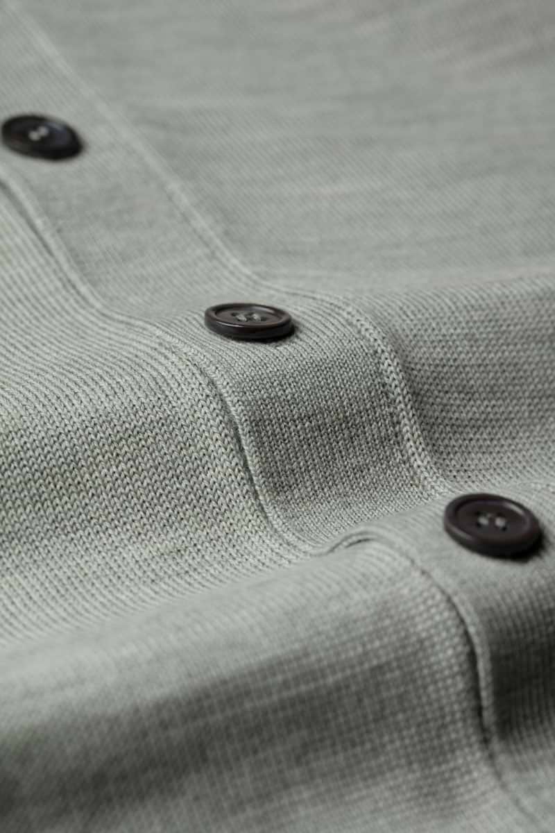 Vest Button 3D Hazy Green