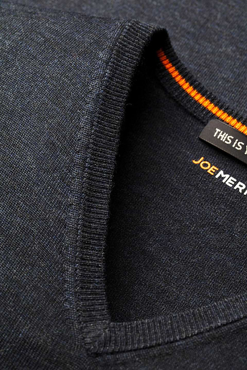 Joe V-Neck Blue Whale - Base Image