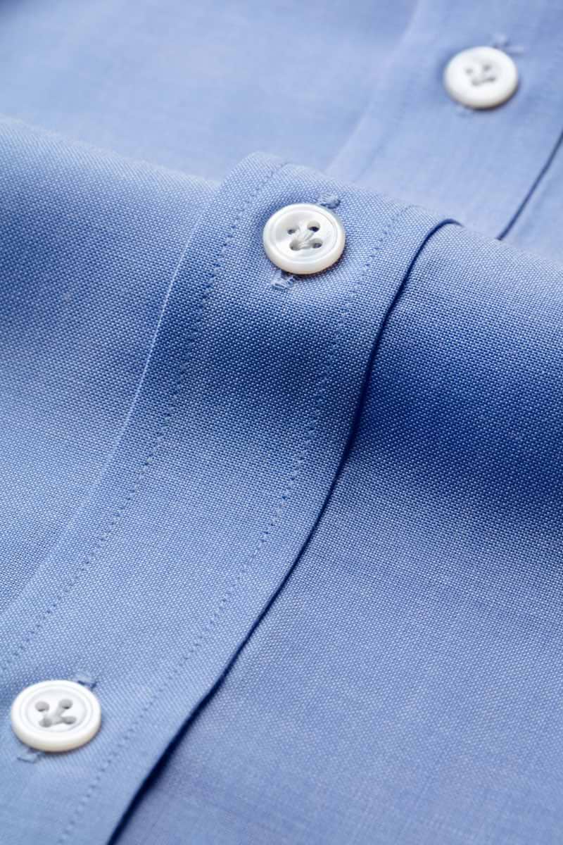 Joe Woven Shirt Chambray Light Blue