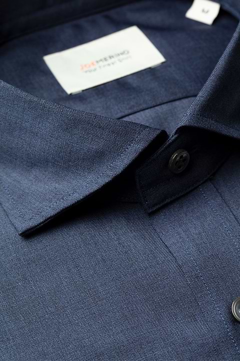 Joe Woven Shirt Denim Blue - Base Image