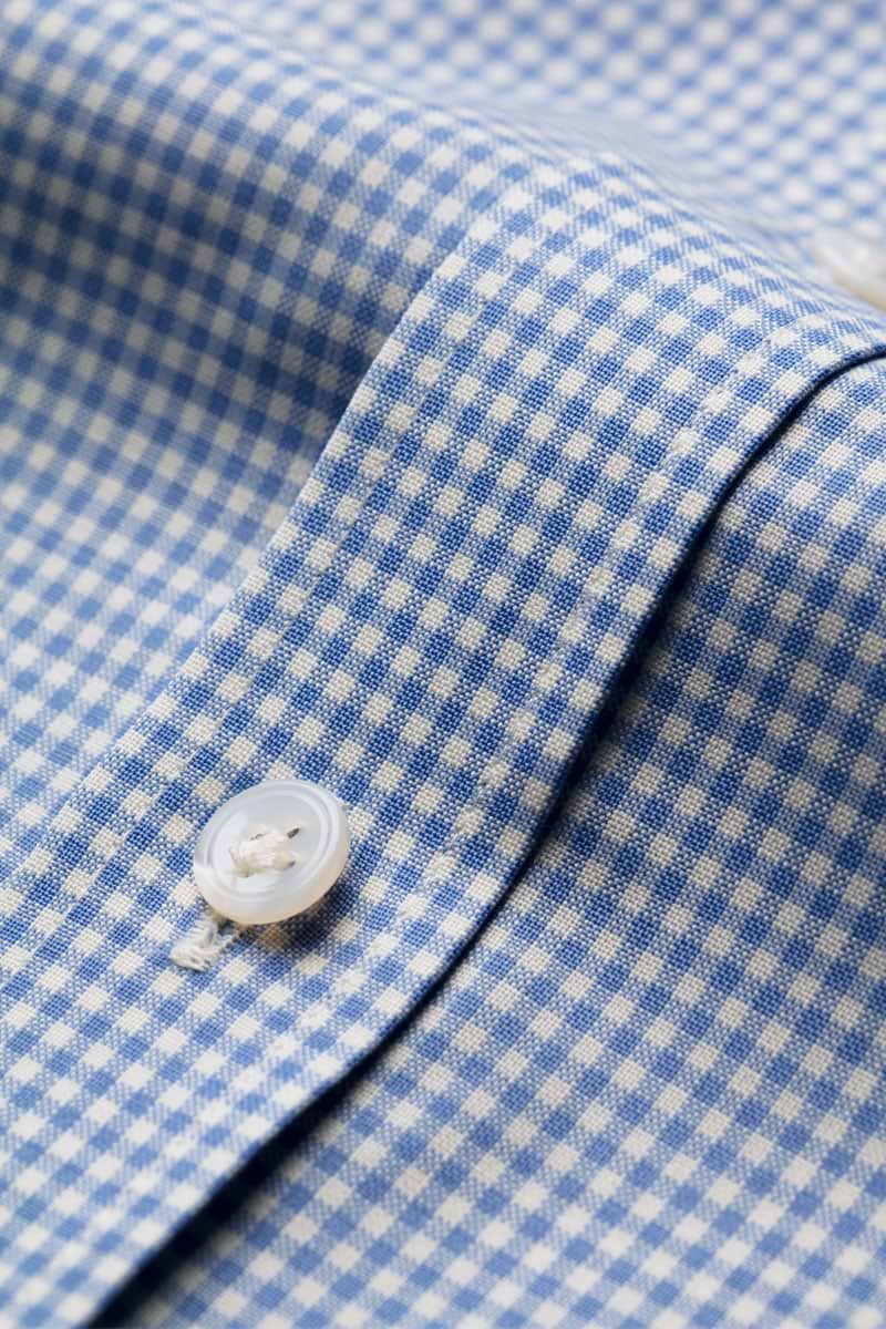 Joe Woven Shirt Gingham Light Blue