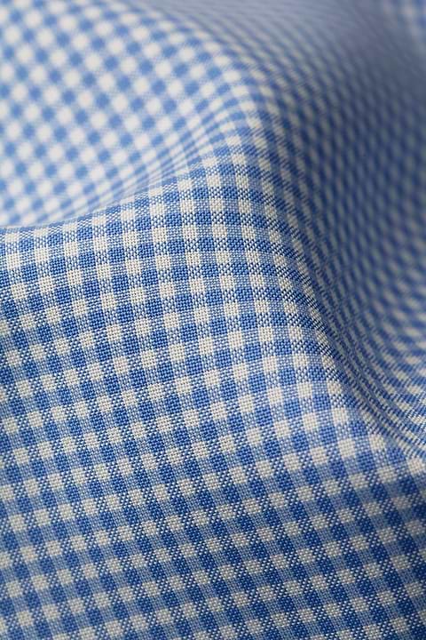 Joe Woven Shirt Gingham Light Blue - Base Image