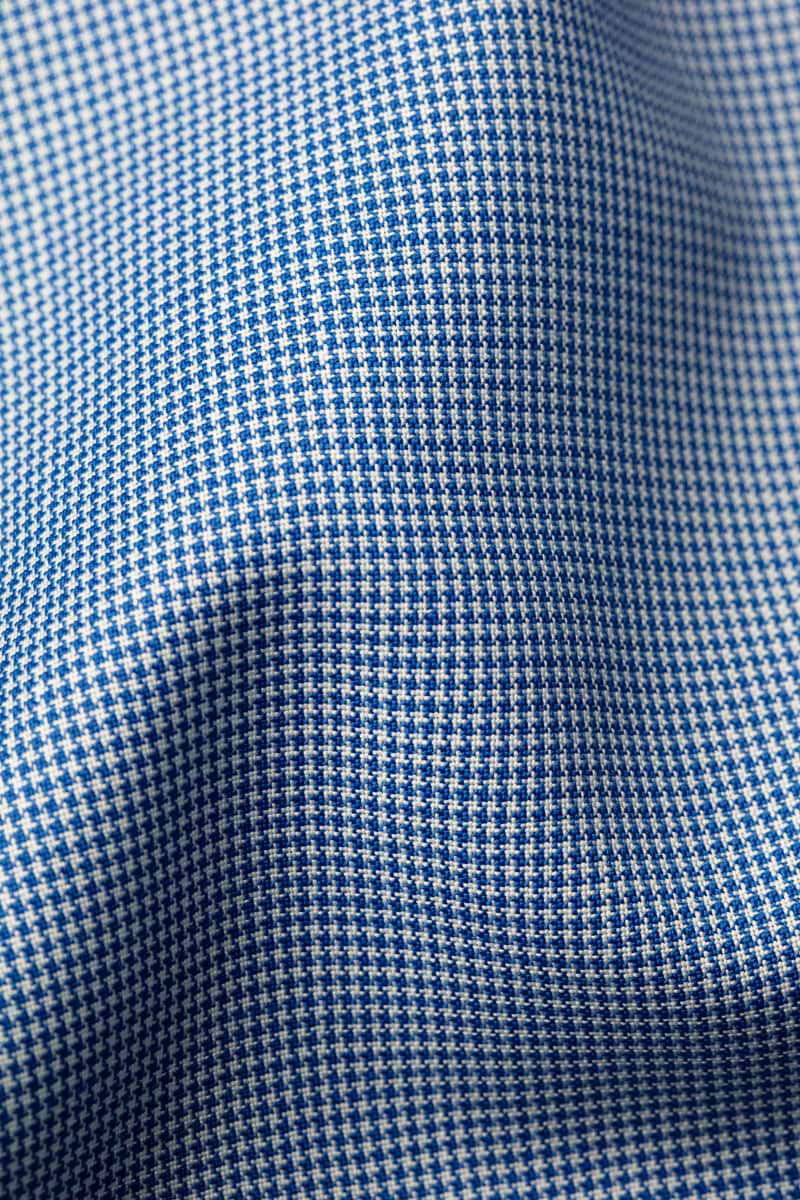 Joe Woven Shirt Houndstooth Jeans Blue