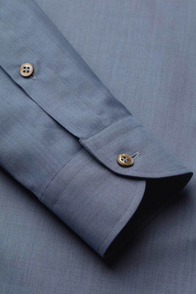Joe Woven Shirt Light Denim Blue