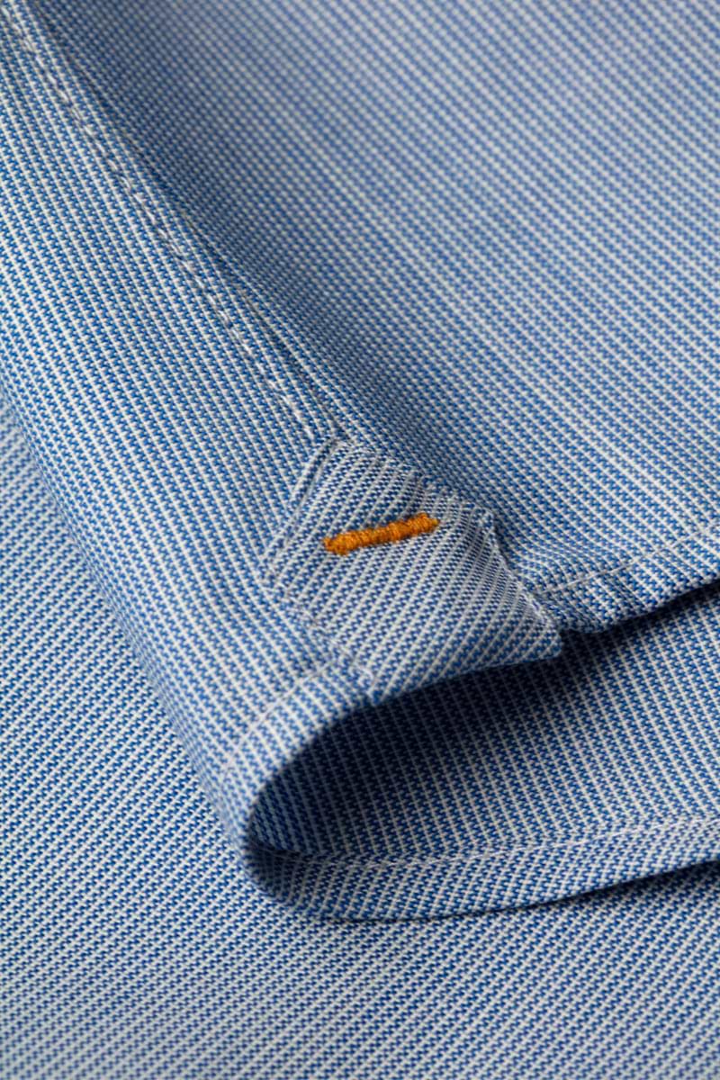 Joe Woven Shirt Mixed Stripes Blue