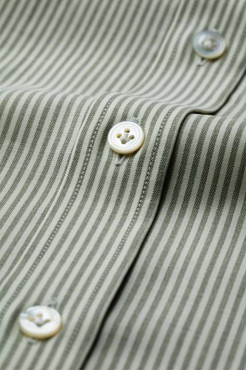 Joe Woven Shirt Stripe Kaki