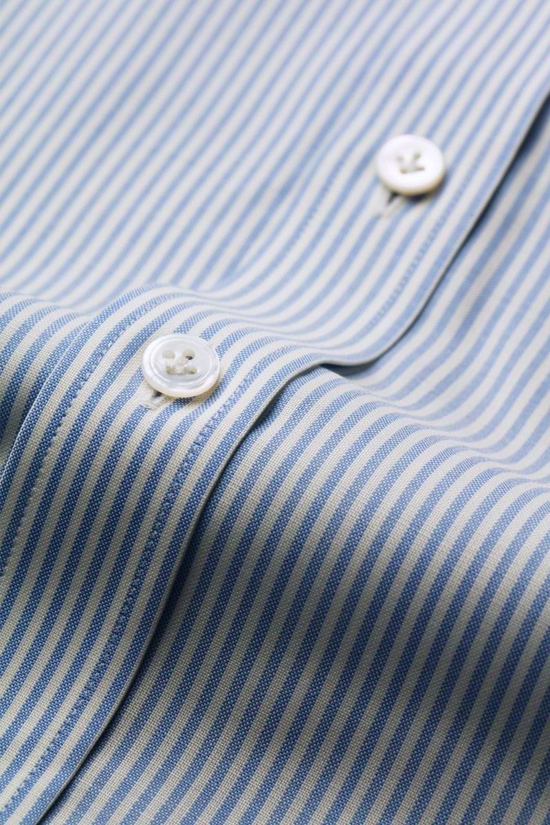 Joe Woven Shirt Stripe Light Blue 