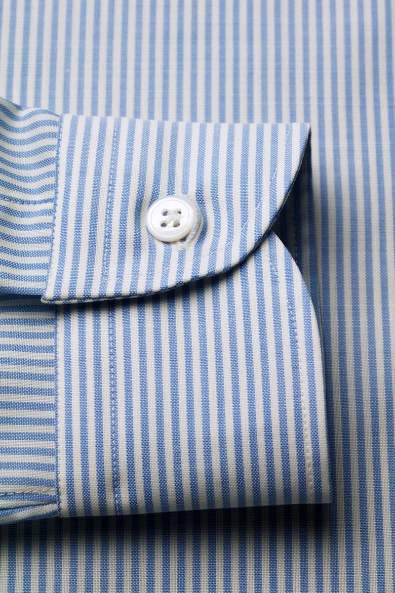 Joe Woven Shirt Stripe Light Blue 