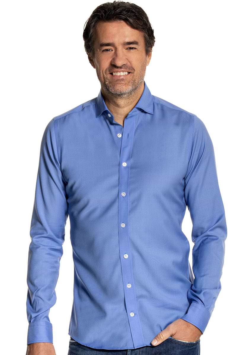 Joe Woven Shirt Valencia Blue