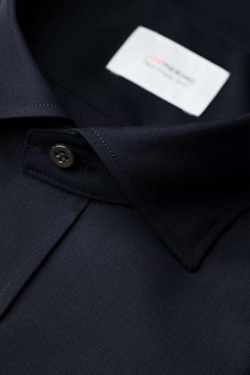 Joe Woven Shirt Extra Long Very Dark Navy 