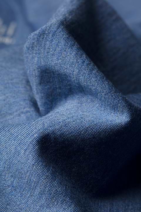 Shirt Polo Short Sleeve Yacht Blue - Base Image