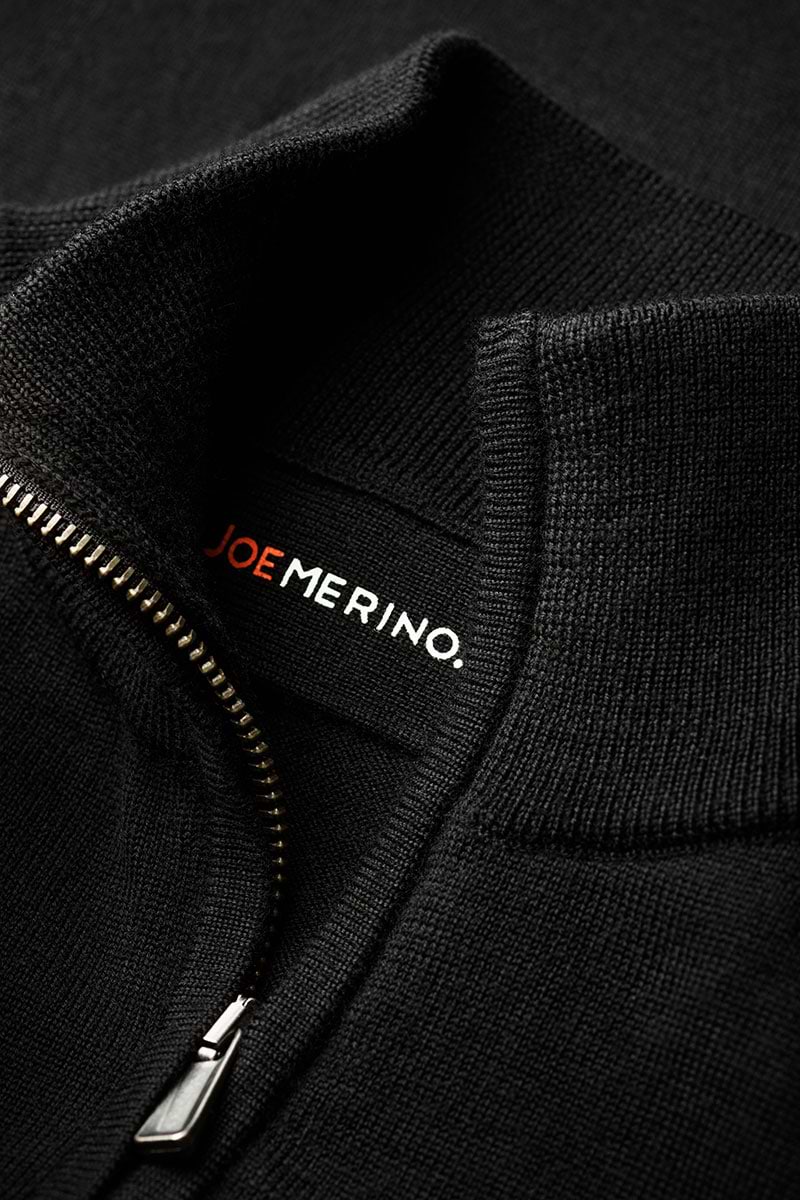 Joe Zip Extra Long Deep Black