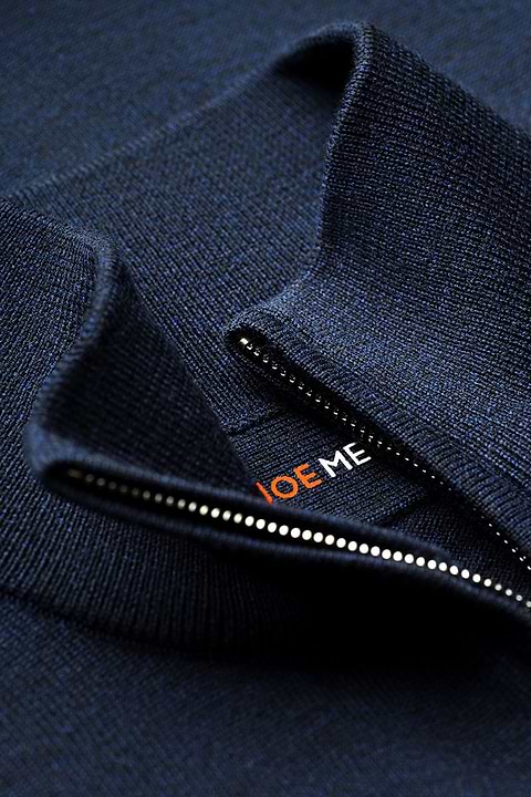Joe Zip Extra Long True Navy - Base Image