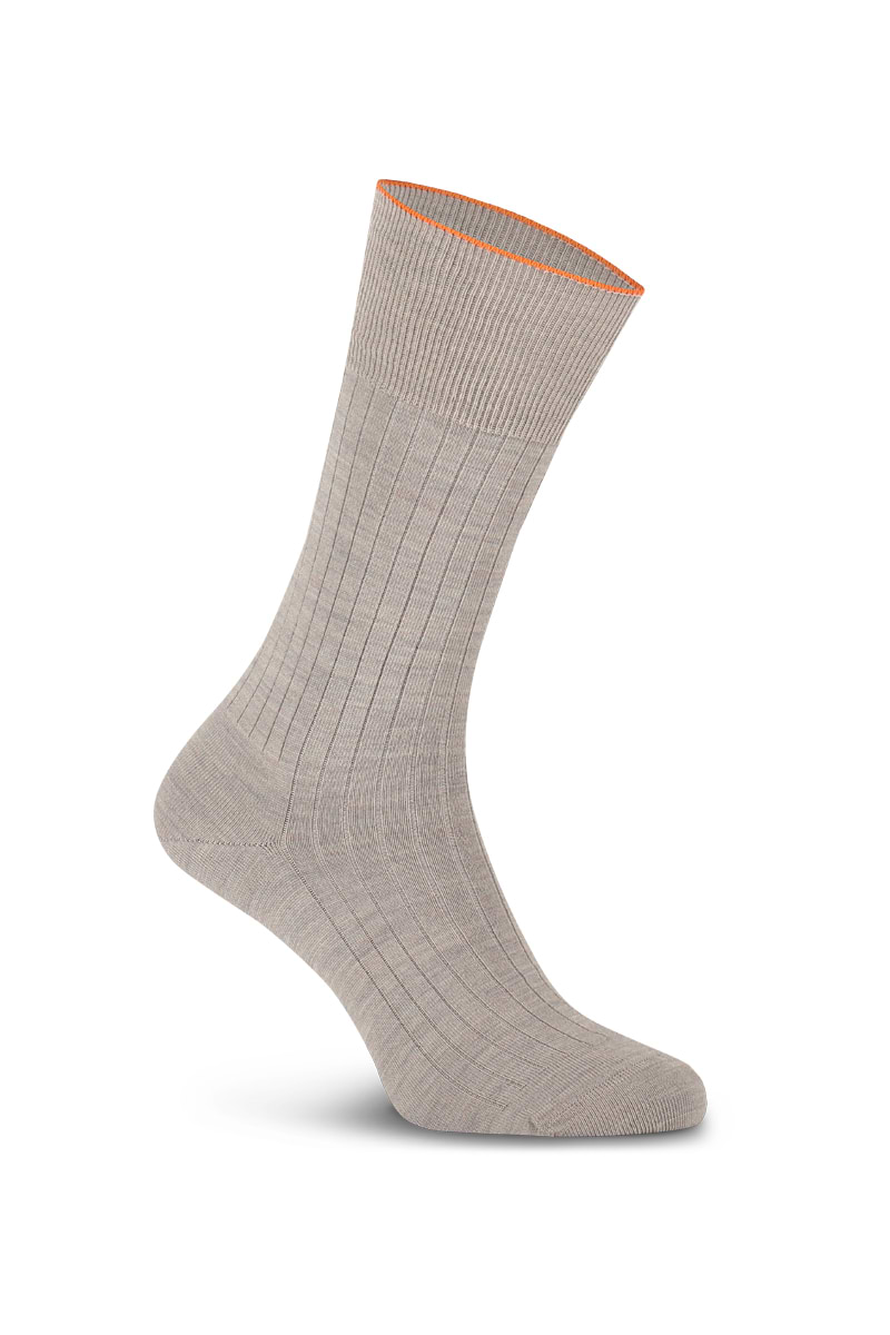 Joe Sock Rib Windsor Beige 3-Pack