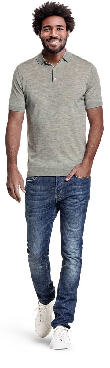 Riva Buttons Short Sleeve Hazy Green