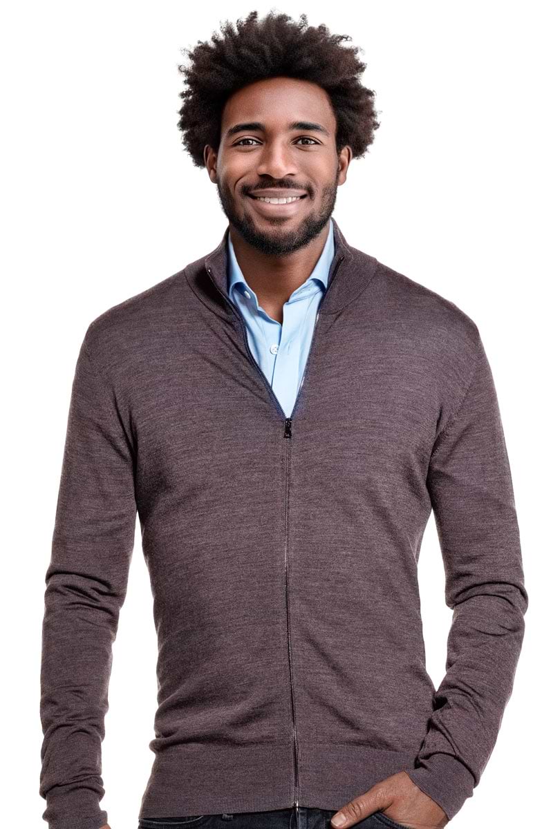 Joe Riva Cardigan Zip Interesting