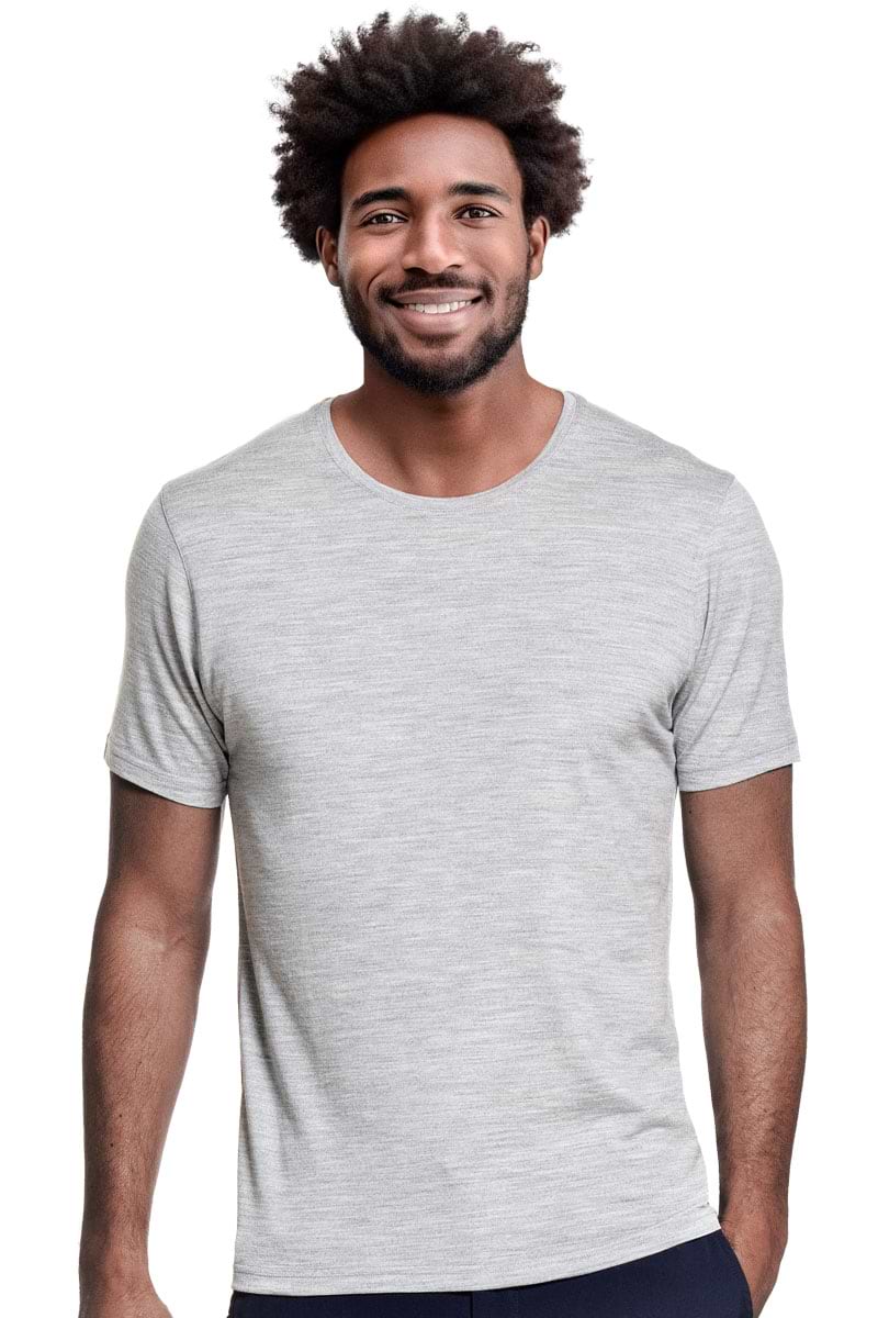 Joe Shirt Round Neck Clear Grey