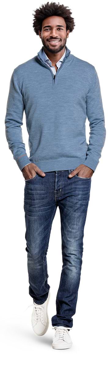 Joe Zip Ice Blue