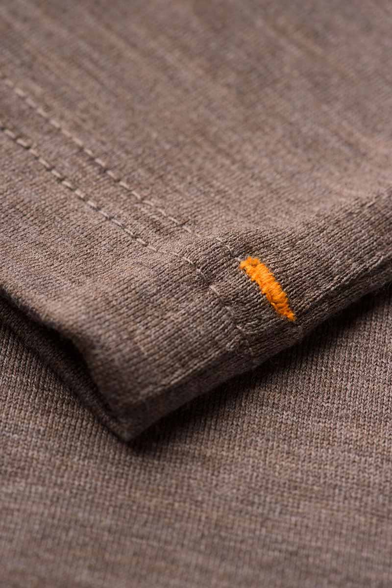 Joe Shirt V-neck Muddy Clay