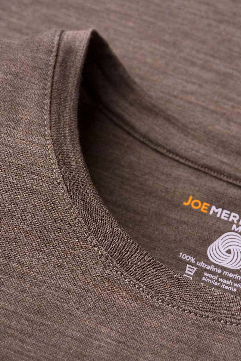 Joe Shirt Round Neck Muddy Clay