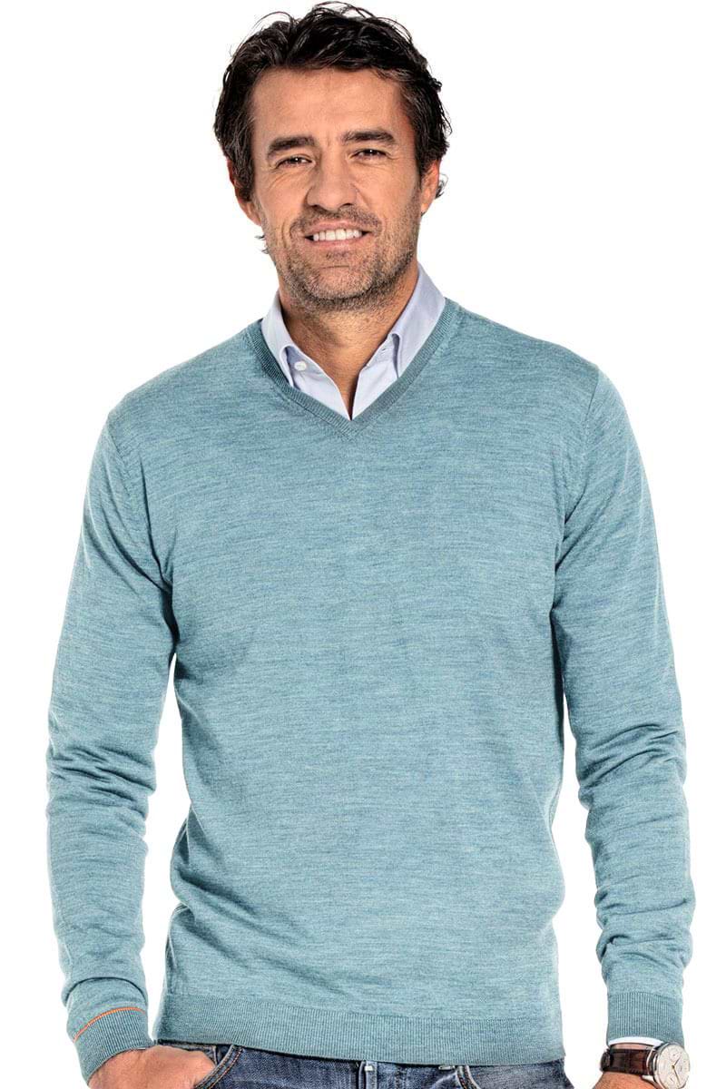 Joe V-neck Mythos Blue