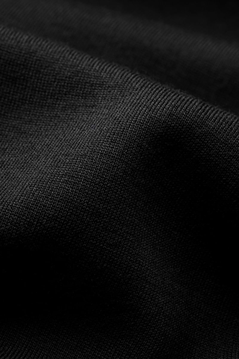 Overshirt Knitted Deep Black - Hover