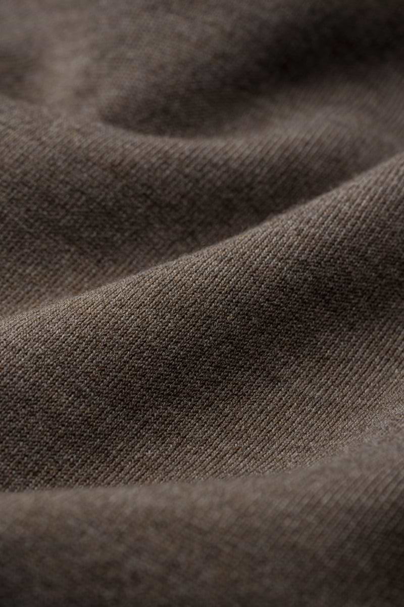 Overshirt Knitted Tobacco Brown - Hover