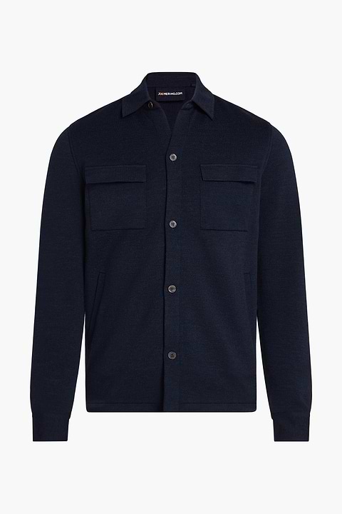Overshirt Knitted True Navy - Base Image