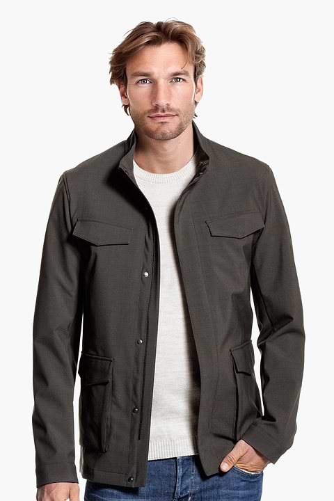 Field Jacket Kaki Grey - Base Image