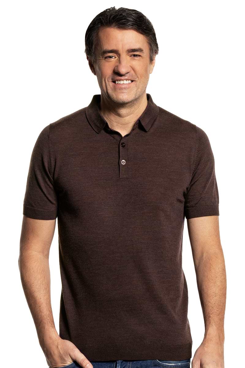 Riva Buttons Short Sleeve Pure Chocolate