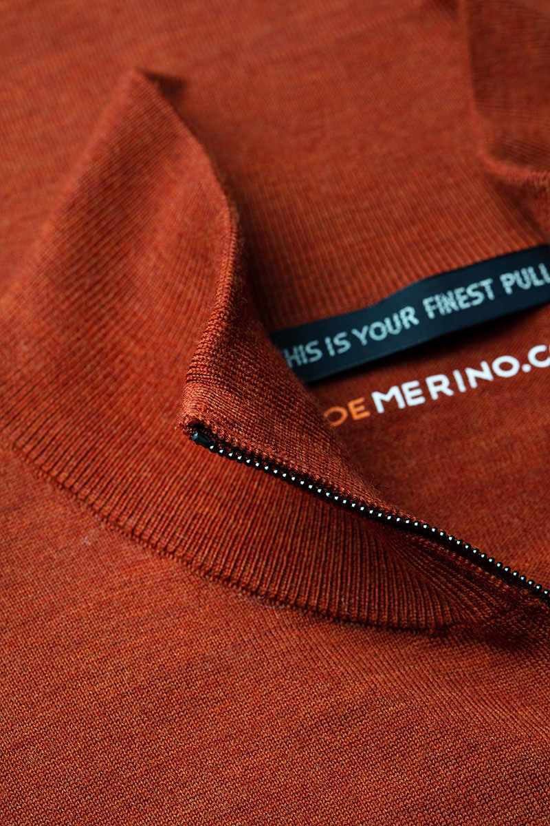 Joe Riva Cardigan Zip Copper Canyon - Base Image